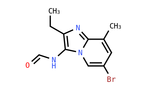 20402 - N-(6-bromo-2-ethyl-8-methylimidazo[1,2-a]pyridin-3-yl)formamide | CAS 1628263-77-3